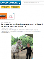 article de presse sur l'equicoaching par Equi-jobbing